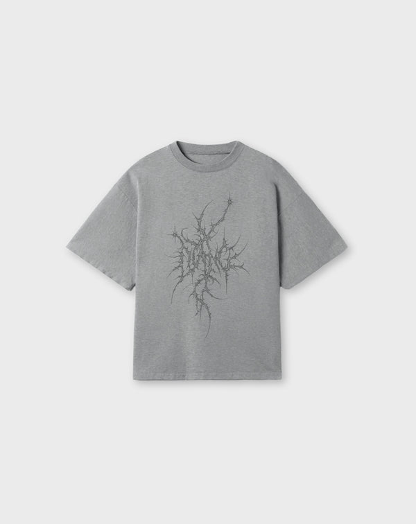 SIGIL LOGO TEE IN GRAY MARL