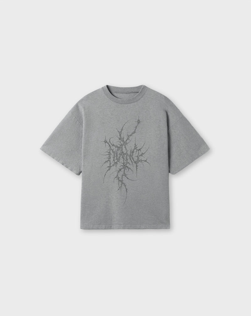 SIGIL LOGO TEE IN GRAY MARL