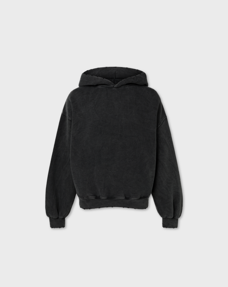 V2 HOODIE IN WASHED BLACK