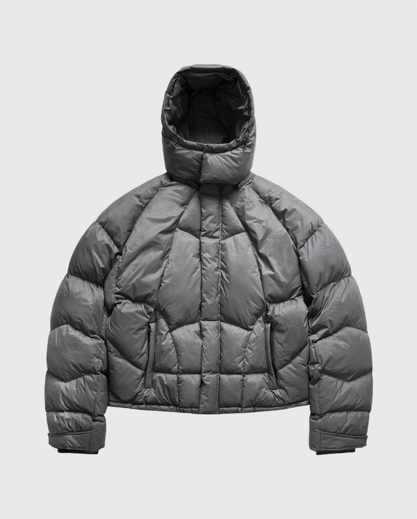 PUFFER JACKET - COLD GRAY