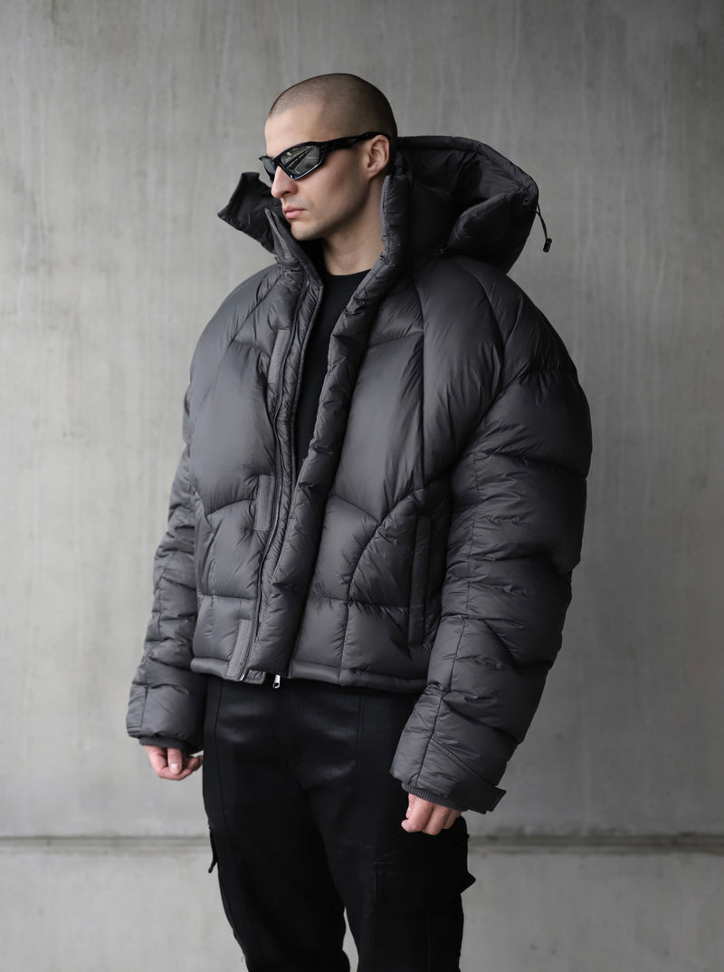 PUFFER JACKET - OBSIDIAN