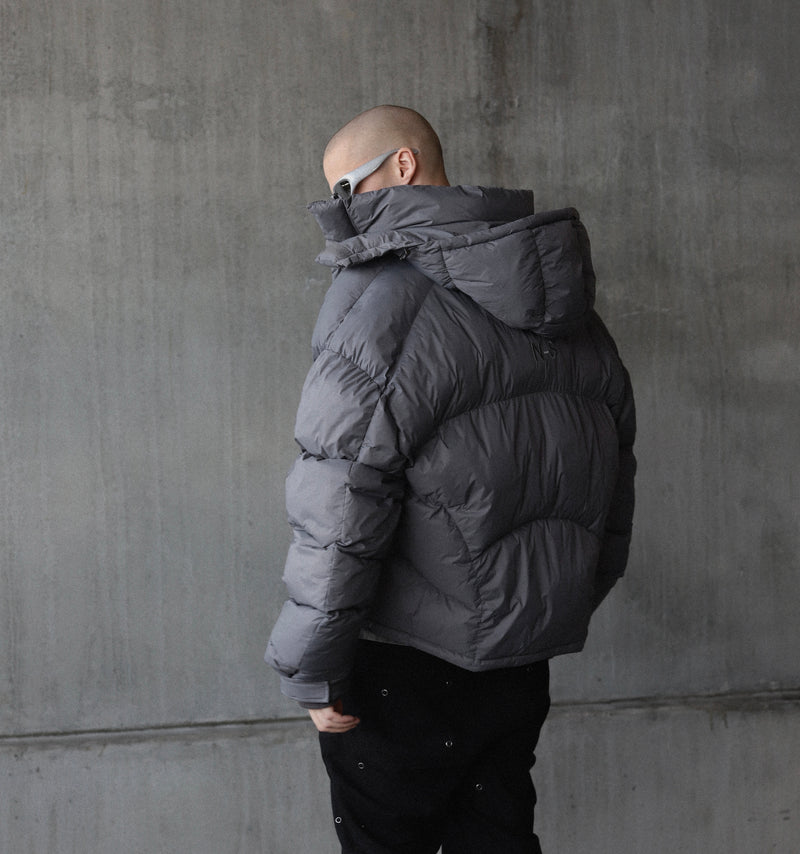 PUFFER JACKET - COLD GRAY