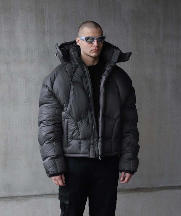 PUFFER JACKET - OBSIDIAN