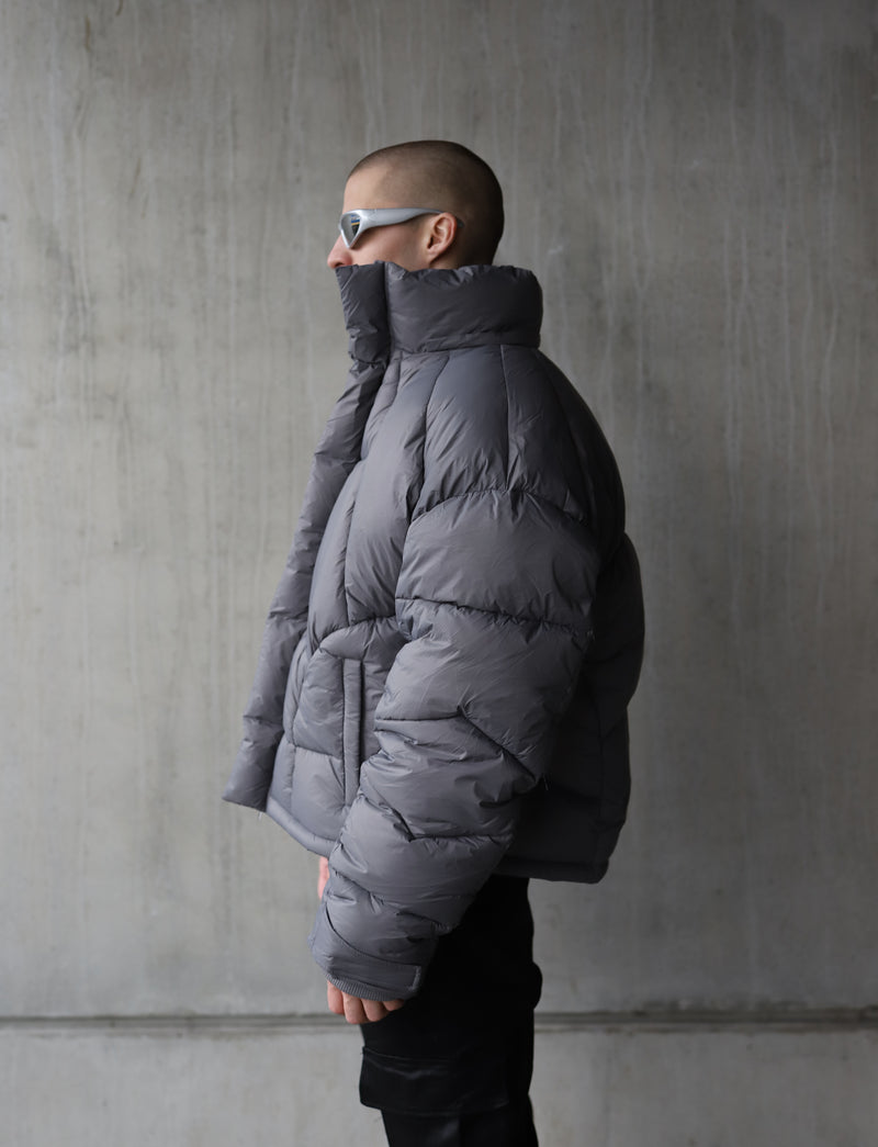 PUFFER JACKET - COLD GRAY