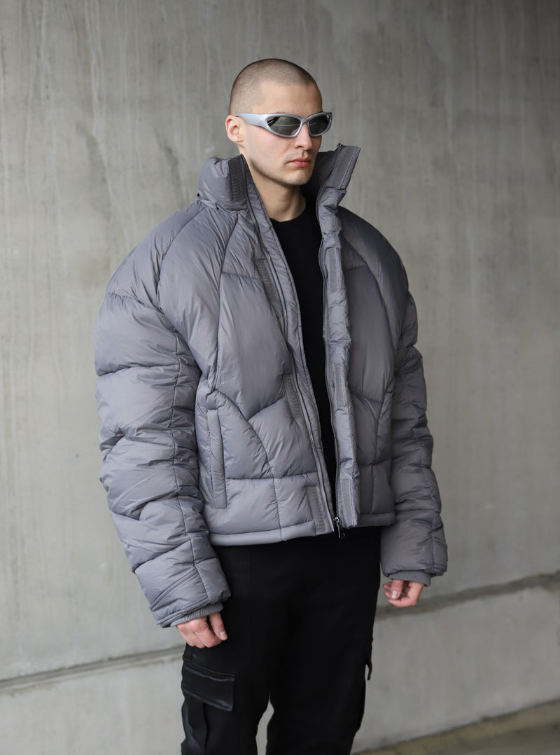 Gray puffer best sale