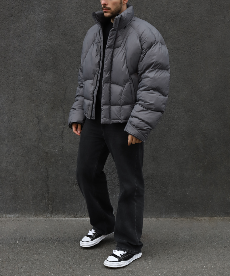 PUFFER JACKET - COLD GRAY