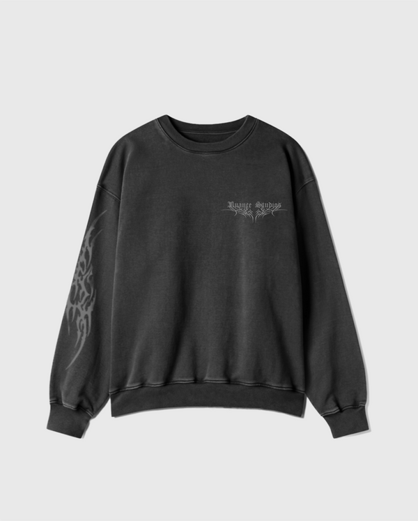 TRIBAL CREWNECK - VINTAGE BLACK