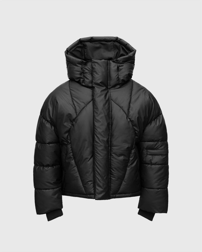 PUFFER JACKET - JET BLACK