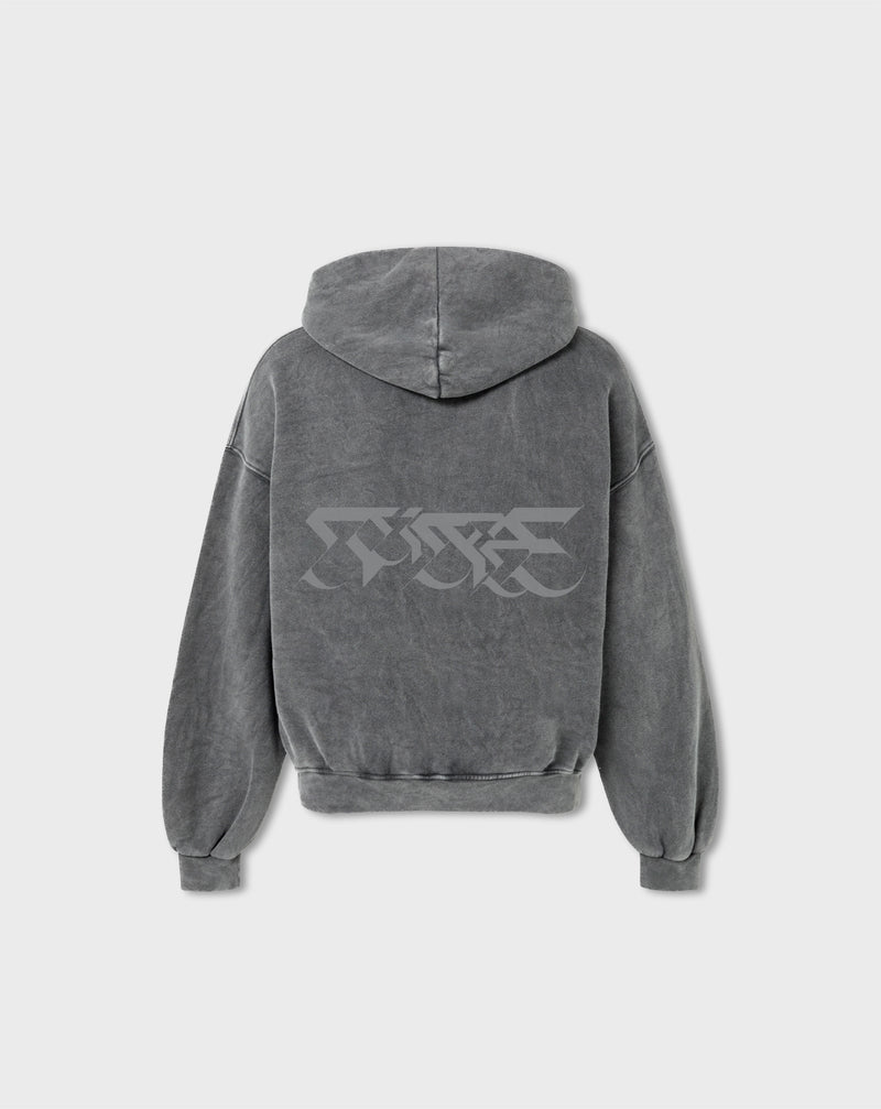 LOGO HOODIE IN VINTAGE GRAY