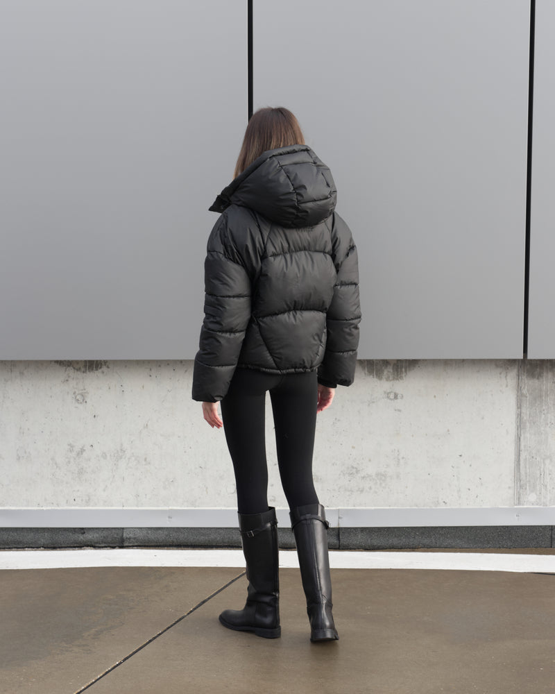 PUFFER JACKET - JET BLACK