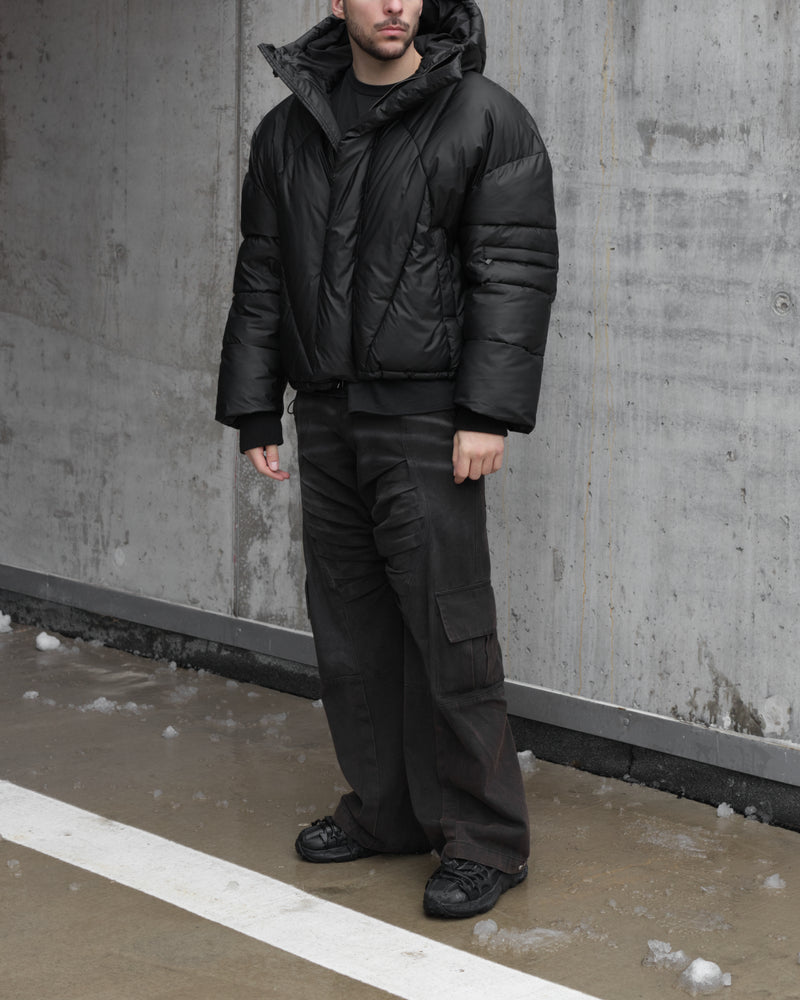 PUFFER JACKET - JET BLACK