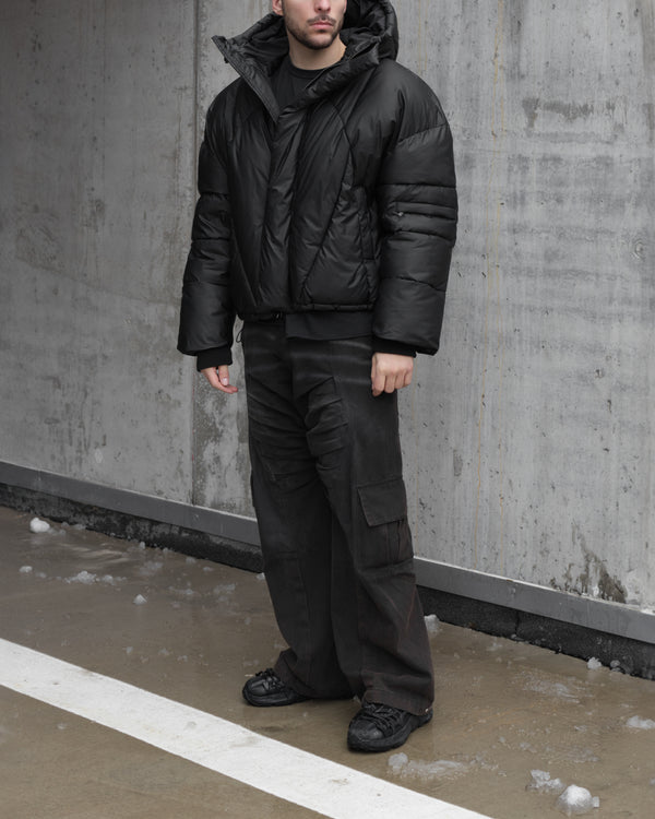 PUFFER JACKET - JET BLACK