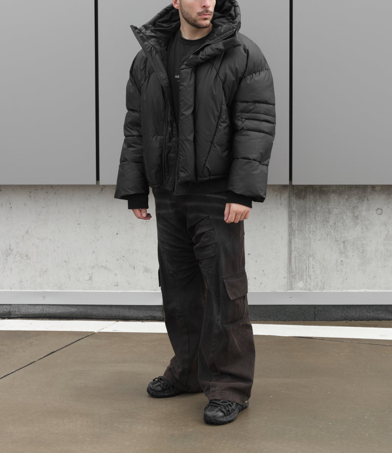 PUFFER JACKET - JET BLACK