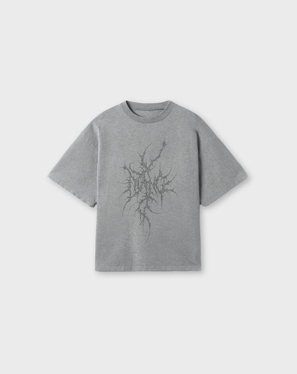 SIGIL LOGO TEE IN GRAY MARL