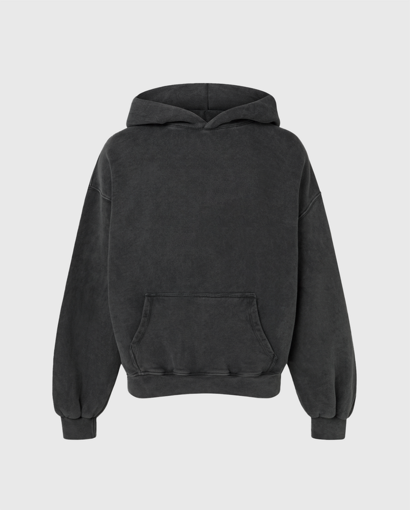 Hoodie top black blank