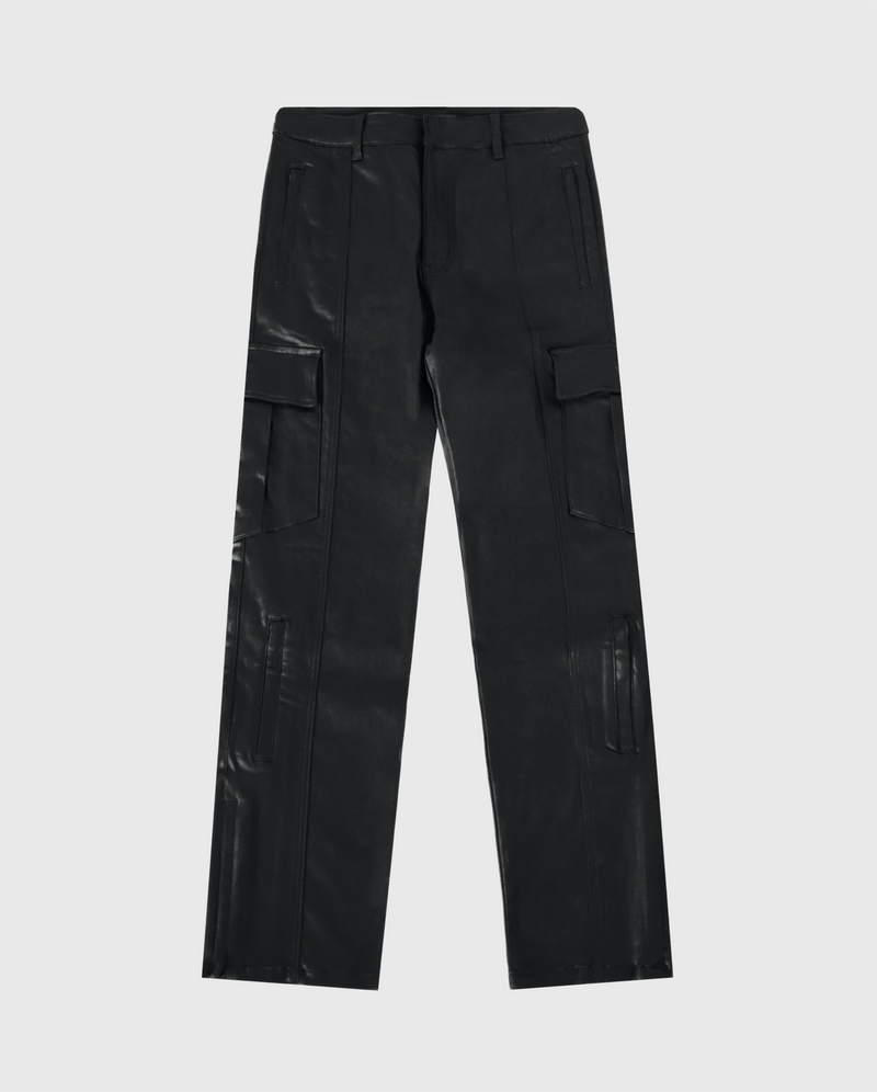 DENIM CARGO PANT - WAXED BLACK – Nuance Studios