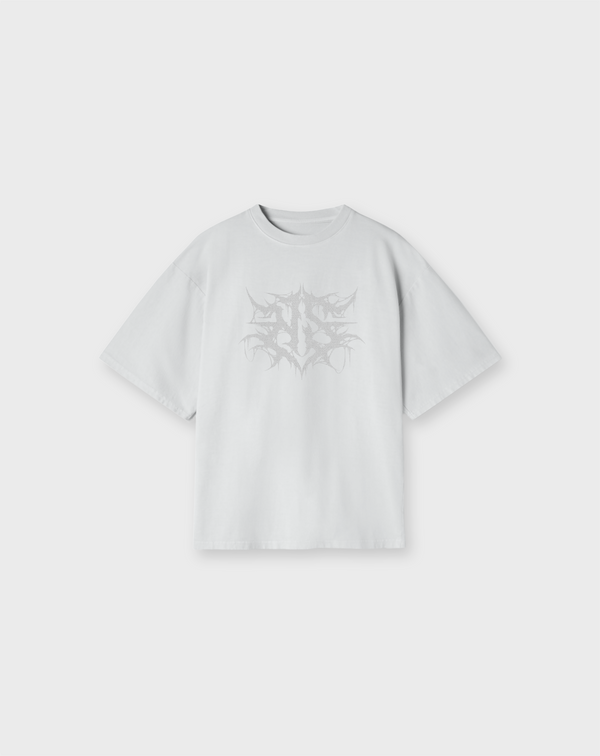 EMBROIDERED TEE IN WHITE