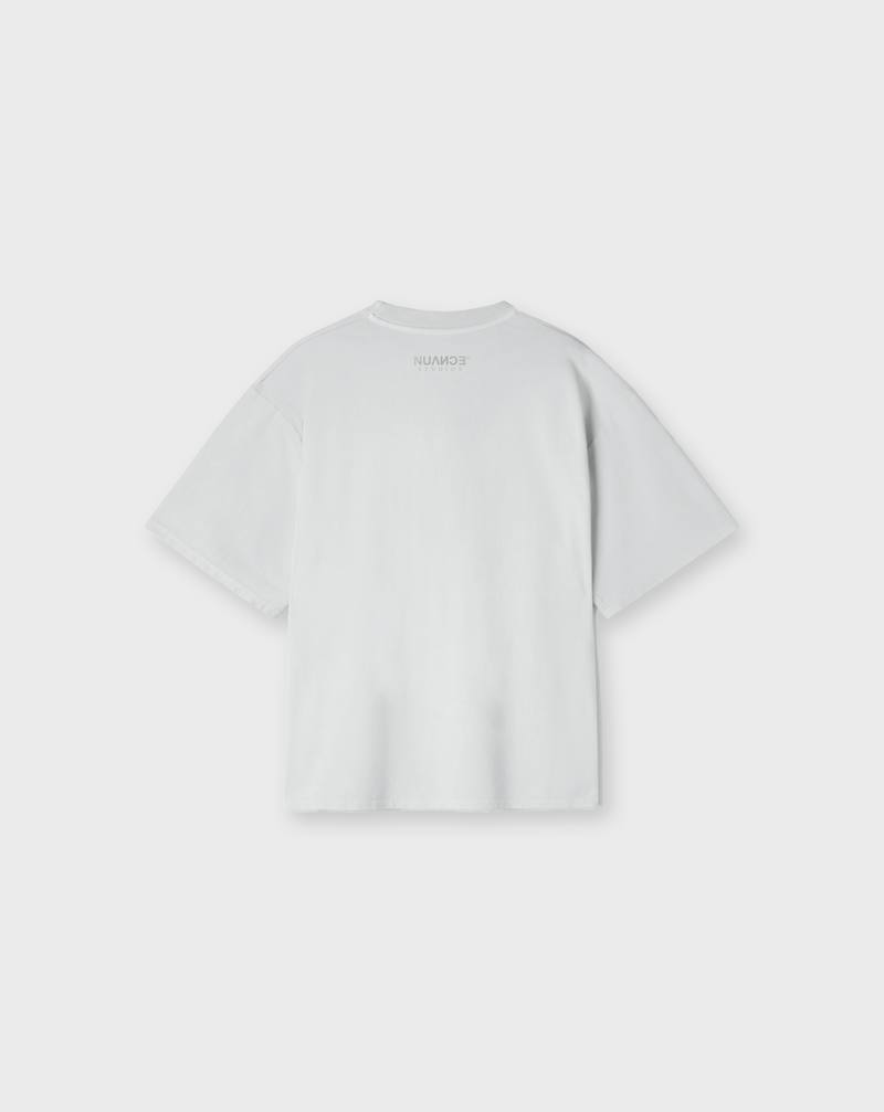 EMBROIDERED TEE IN WHITE